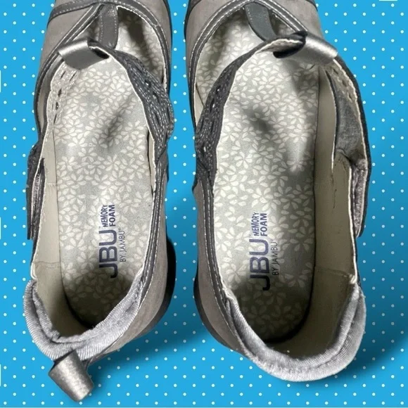 JBU By Jambu Buttercup Slip-On Mary Jane Pewter Gray Size 10 - Picture 13 of 16